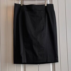 LOFT Classic Black Pencil Skirt